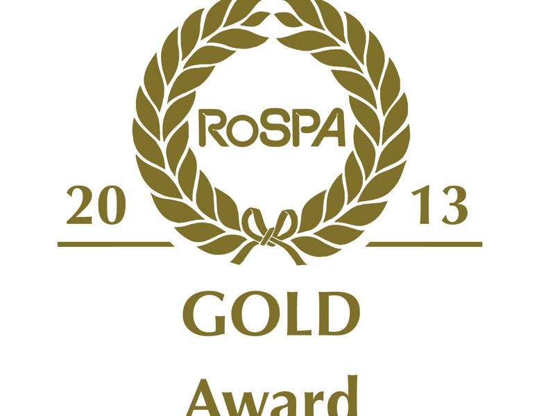 RoSPA Gold award logo.