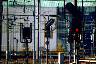 Image of rail traffic controls