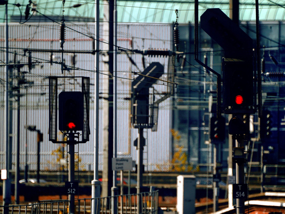 Image of rail traffic controls