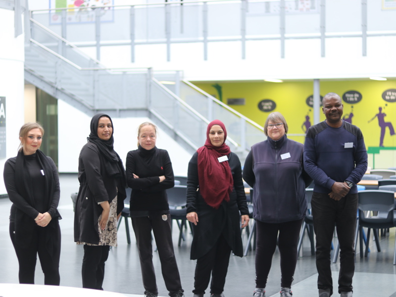 Six new employees in Bradford recruited via a Sector-Based Work Academy Programme (SWAPs)