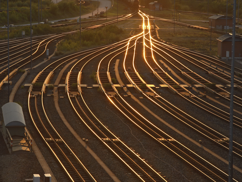 Image of rail tracks