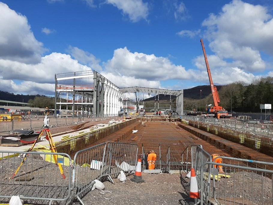 Image of Taff Wells construction site