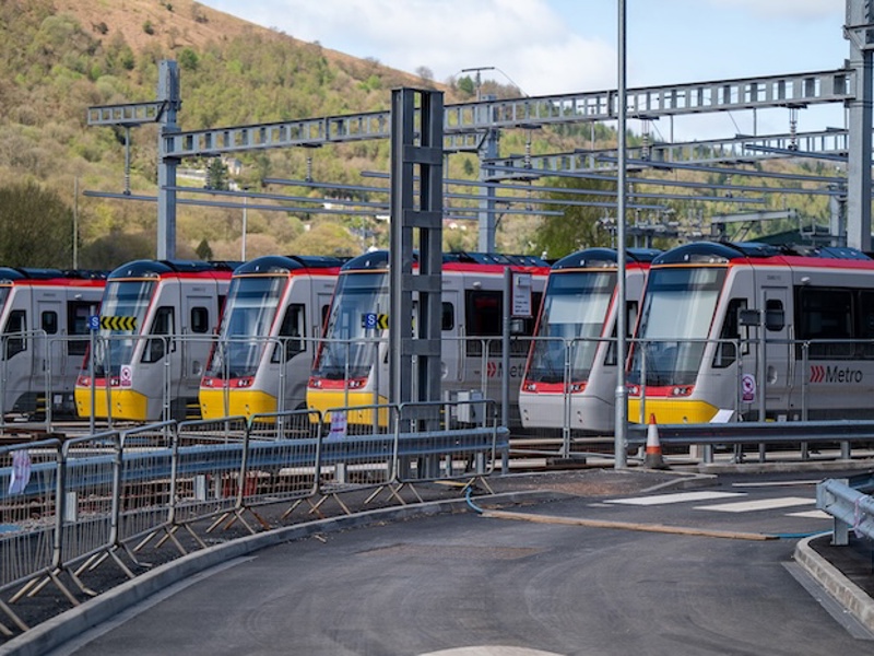 Trains as a station