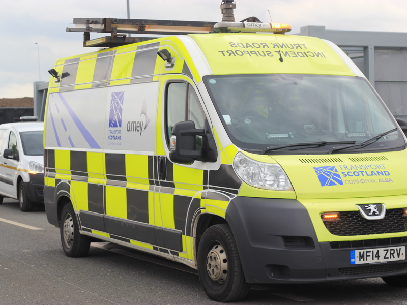 Trunk roads incident support vehicle.