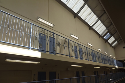 Image of a prison hallway