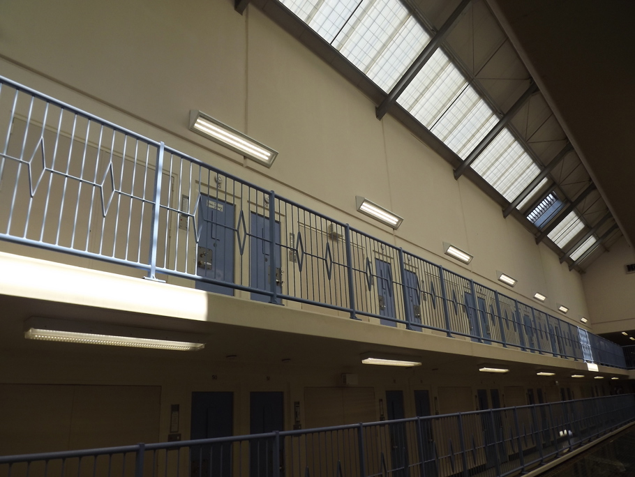 Image of a prison hallway